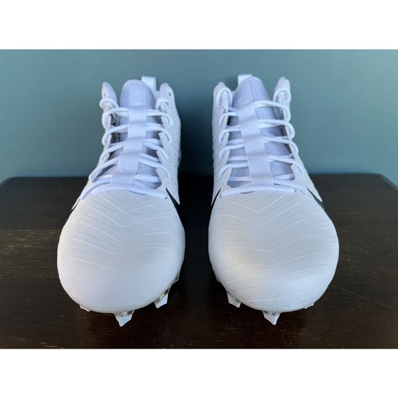 Nike Alpha Menace Pro 2 Low White/Black Football Cleats Men’s Size 15 CV6477-100 - Picture 6 of 11